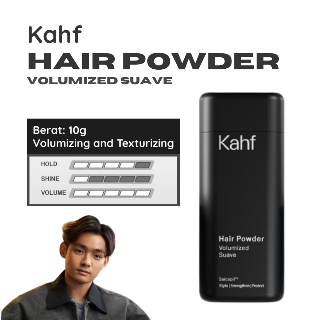 Jual Kahf Volumized Suave Hair Powder 10g Rambut Pria Matte Styling ...