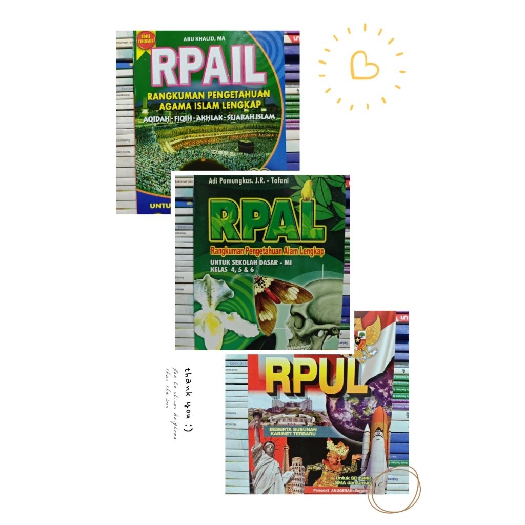Jual Rangkuman Pengetahuan Lengkap, RPAL, RPUL, RPAIL | Shopee Indonesia