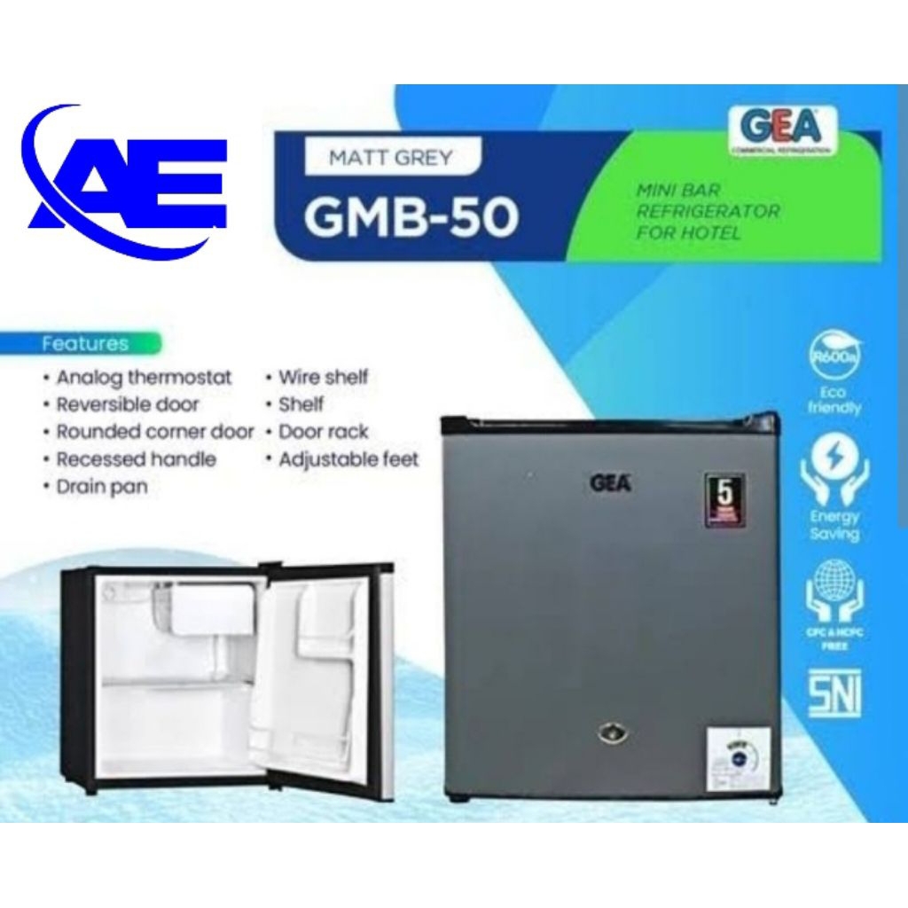 Jual KULKAS MINI BAR GEA GMB-50 (50L) | Shopee Indonesia