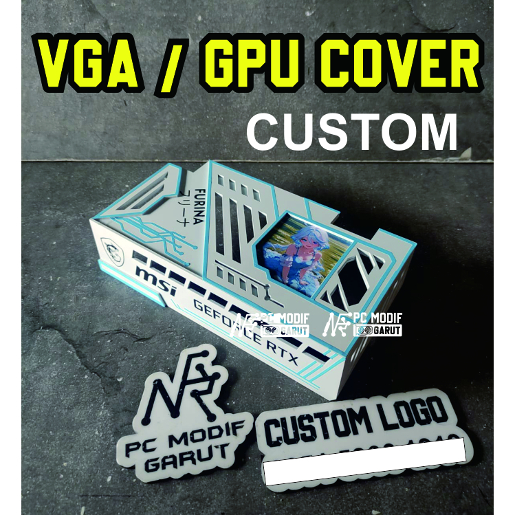 Jual VGA COVER GPU COVER PNY RTX EDITION CUSTOM LOGO | Shopee Indonesia