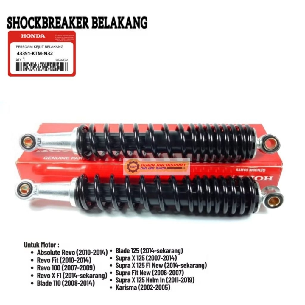 Jual Shock Belakang Supra X 125 Terlengkap Harga Terbaru