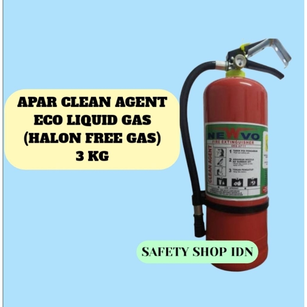 Jual APAR 3 kg 3.5 kg 4 kg Clean Agent Eco Liquid Gas (Hallon) / Tabung ...