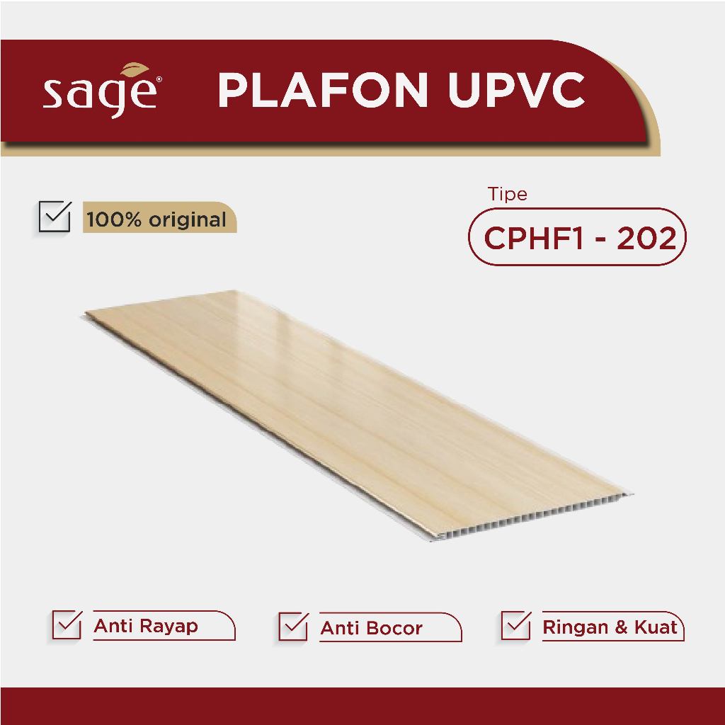 Jual Plafon Sage UPVC 20cm x 6m / Plafon PVC Dr Shield / Plug Interlock ...