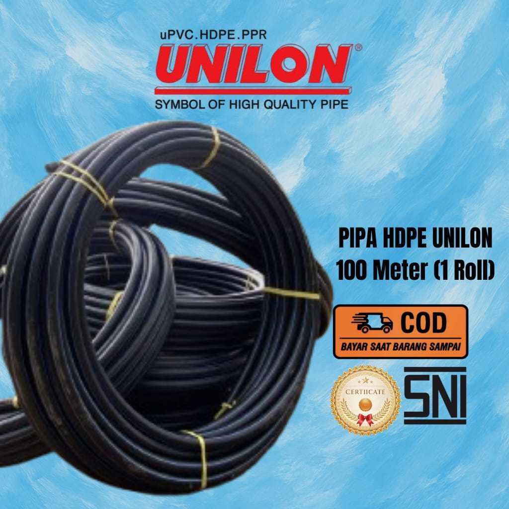 Jual Pipa HDPE Unilon 32mm/1 inch PN10 Panjang 100 Meter | Shopee Indonesia