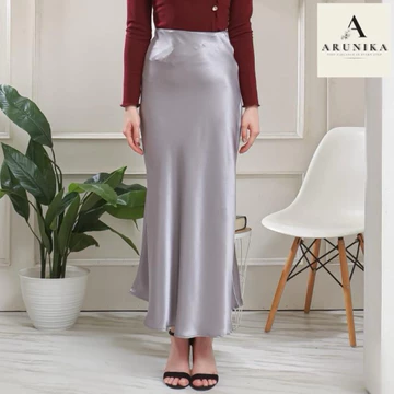 ARUNIKA Rok Satin Silk Impor Rok Satin Panjang Maxi 105cm Skirt Mermaid Premium Bawahan Wanita