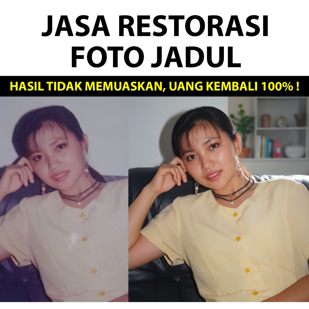 Jasa Restorasi Edit Foto Lama Jadul - FREE jika hasil tidak sesuai harapan!