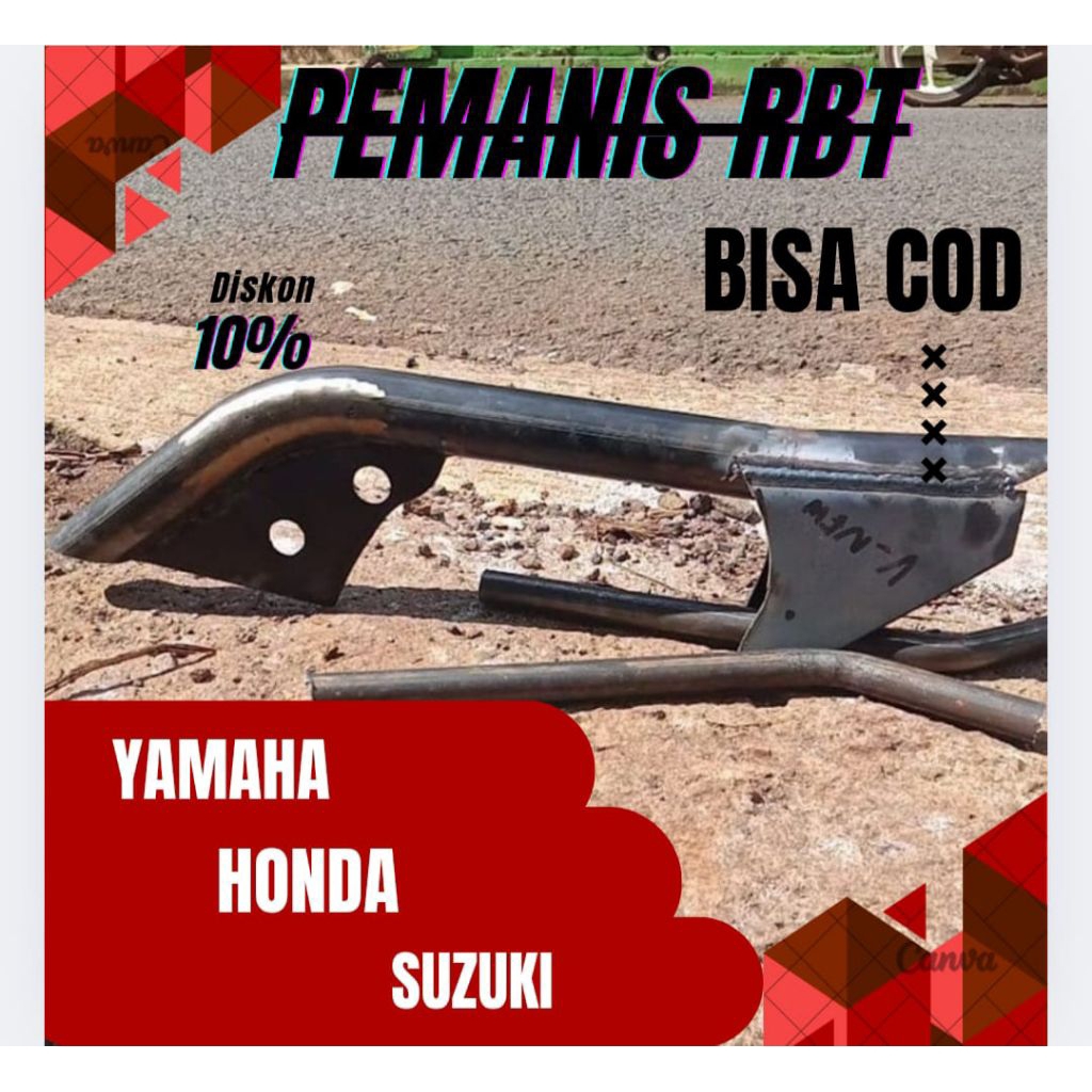Jual Satu set penambah rangka RBT, pemanis motor dengan besi ketebalan ...