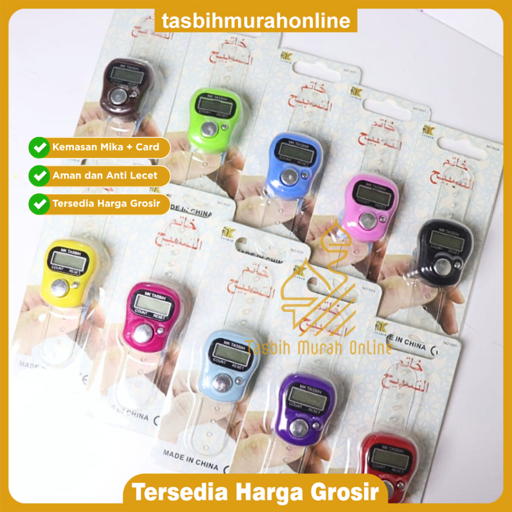 Tasbih Digital Mini / Tally Counter Termurah Warna Terlengkap!