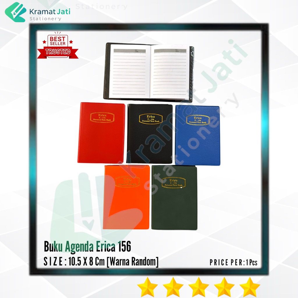 Jual ERICA Buku Notes/Pocket 156 10.5 X 8 [1 Pcs] | Shopee Indonesia