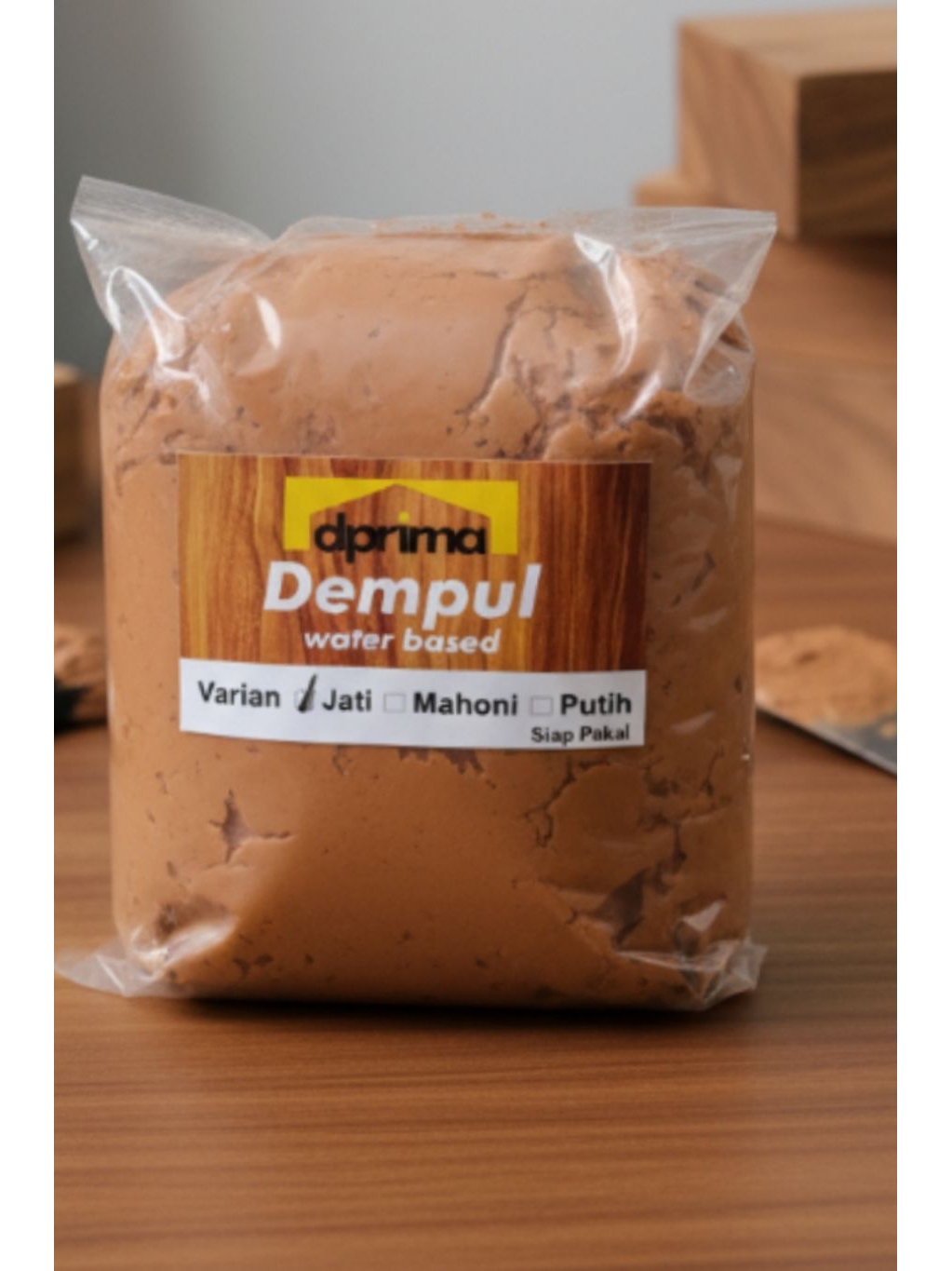 Jual Dprima Dempul Kayu Jati Mahoni siap pakai | Shopee Indonesia
