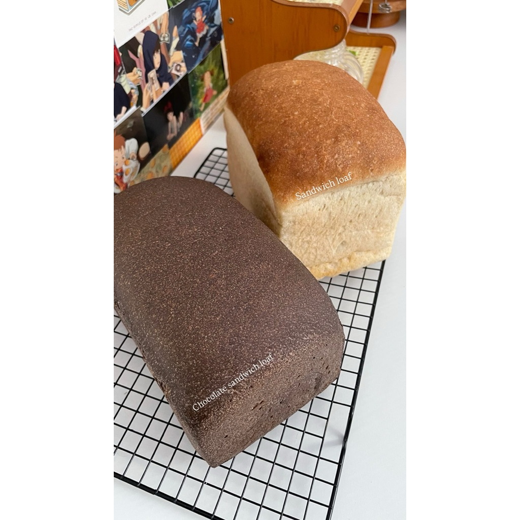Jual Soft Sourdough sandwich loaf roti tawar gandum high protein flour ...