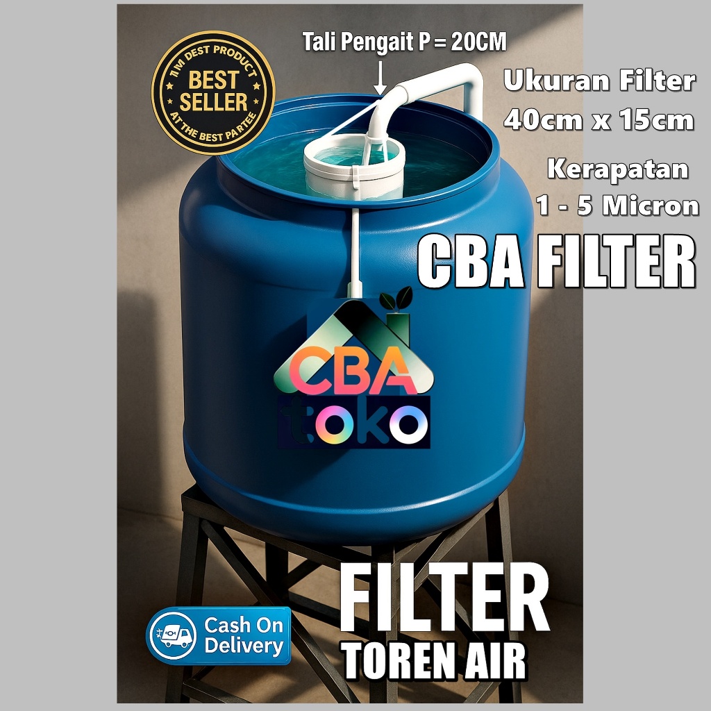 Jual Filter Air Toren CBA 40x15cm Tebal Penyaring Pasir Lumpur Air ...