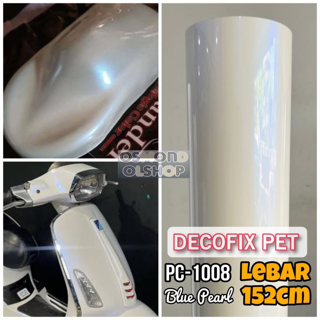 Jual Sticker Decofix Lembayung Mutiara PET PC-1008 Blue Pearl Lebar ...