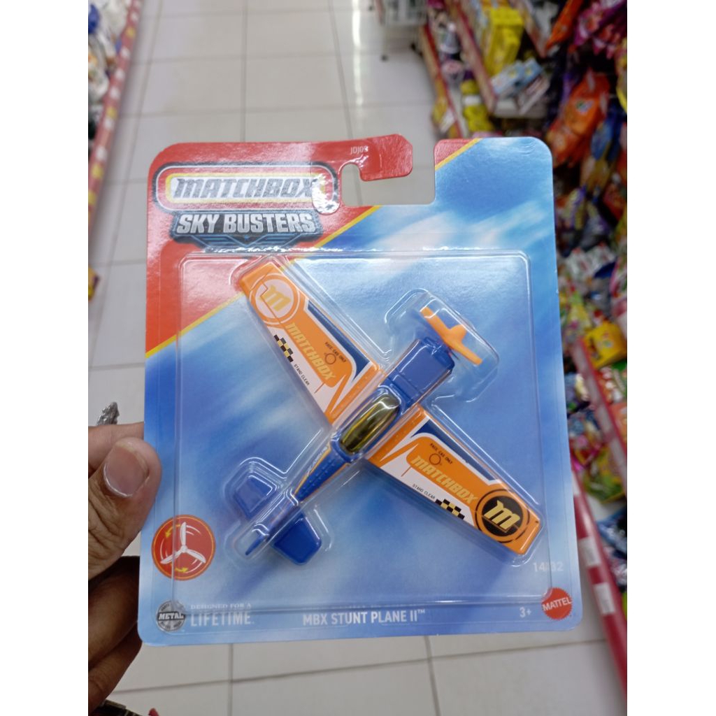 Jual Matchbox Skybusters stunt plane II | Shopee Indonesia