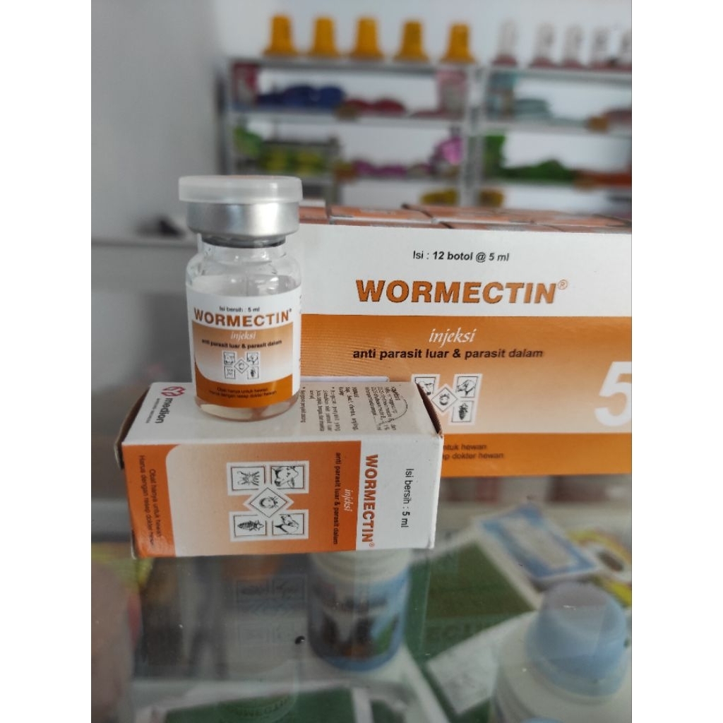 Jual Wormectin Injeksi 5 ml – Obat Anti Parasit Luar & Dalam | Cacing ...