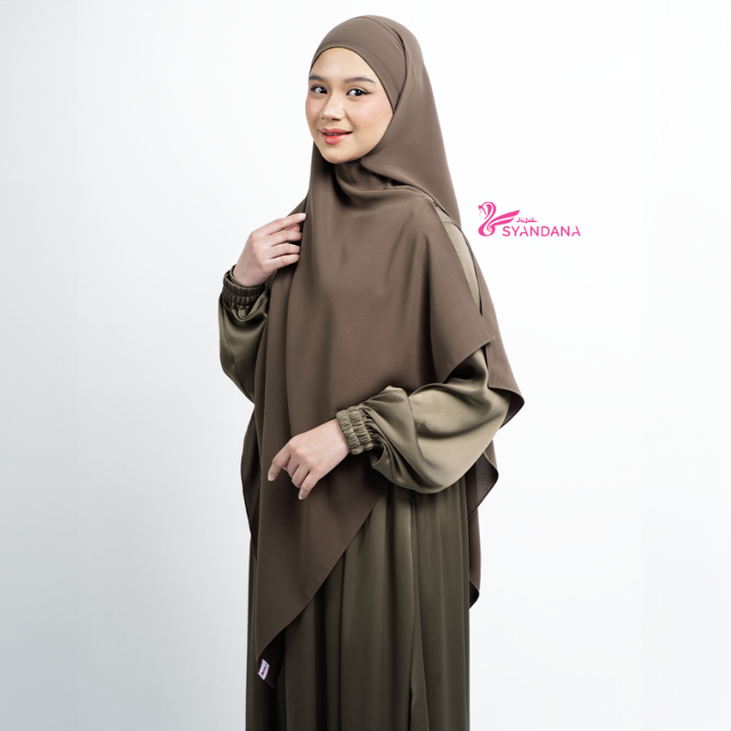 Hijab Syandana Zalfa Pashmina Bandana Pashban Bahan Mazen Anti UV By Kain Sultan