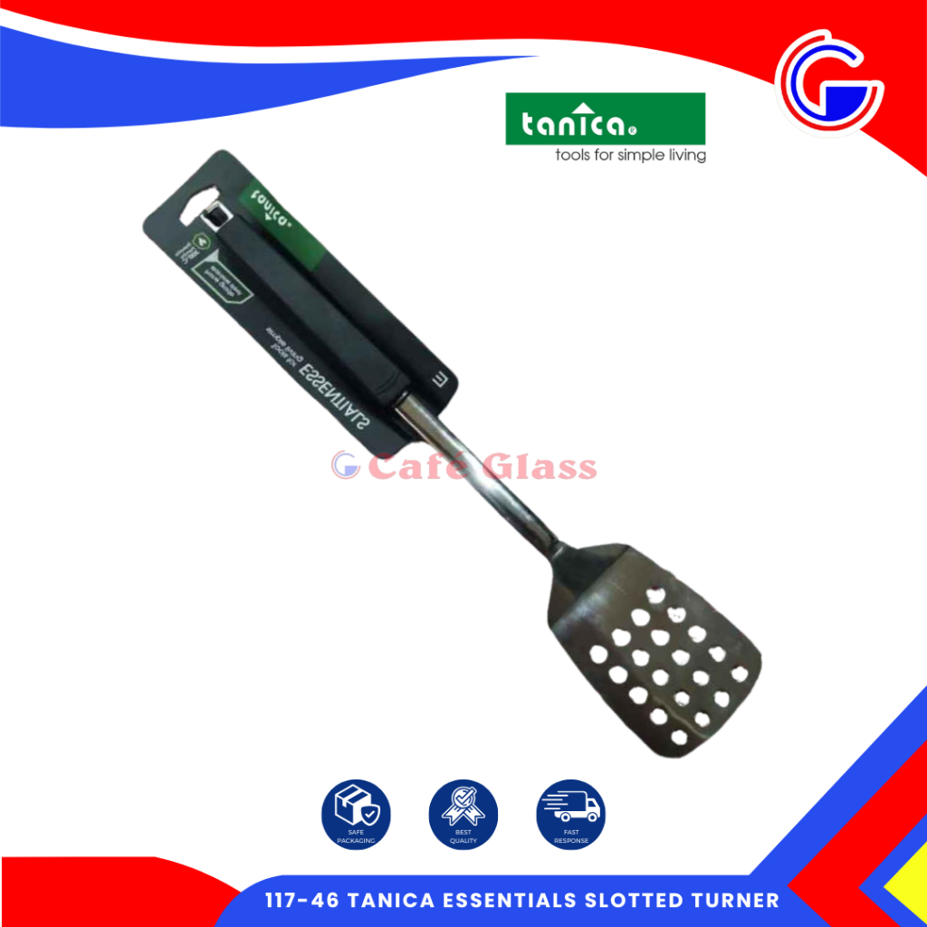 Tanica 117-46 Essentials Slotted Turner - Sutil Stainless Anti Karat / Spatula Penggoreng Dapur