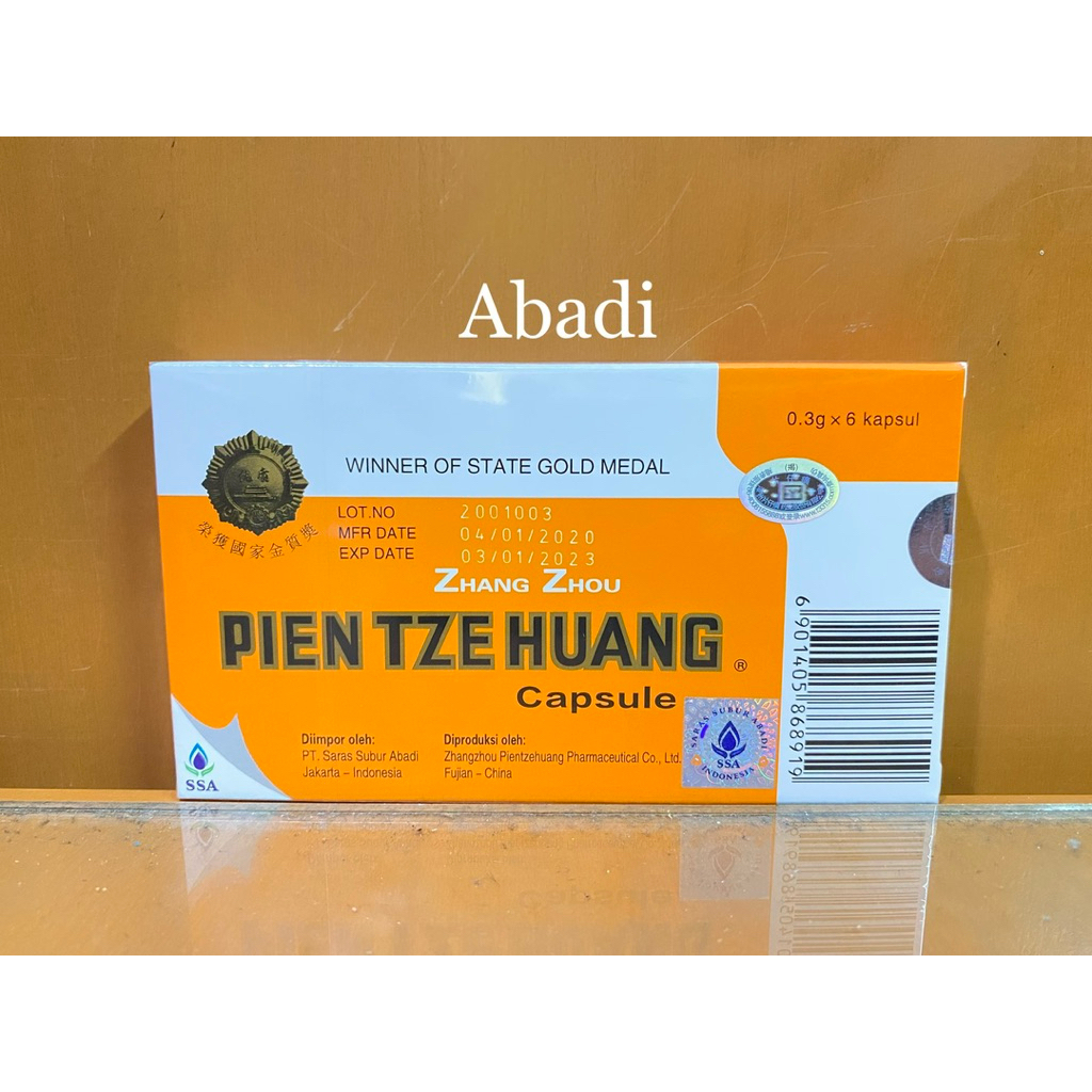 Pien Tze Huang Capsule - Obat Luka Pasca Operasi / Infeksi / Hepatitis