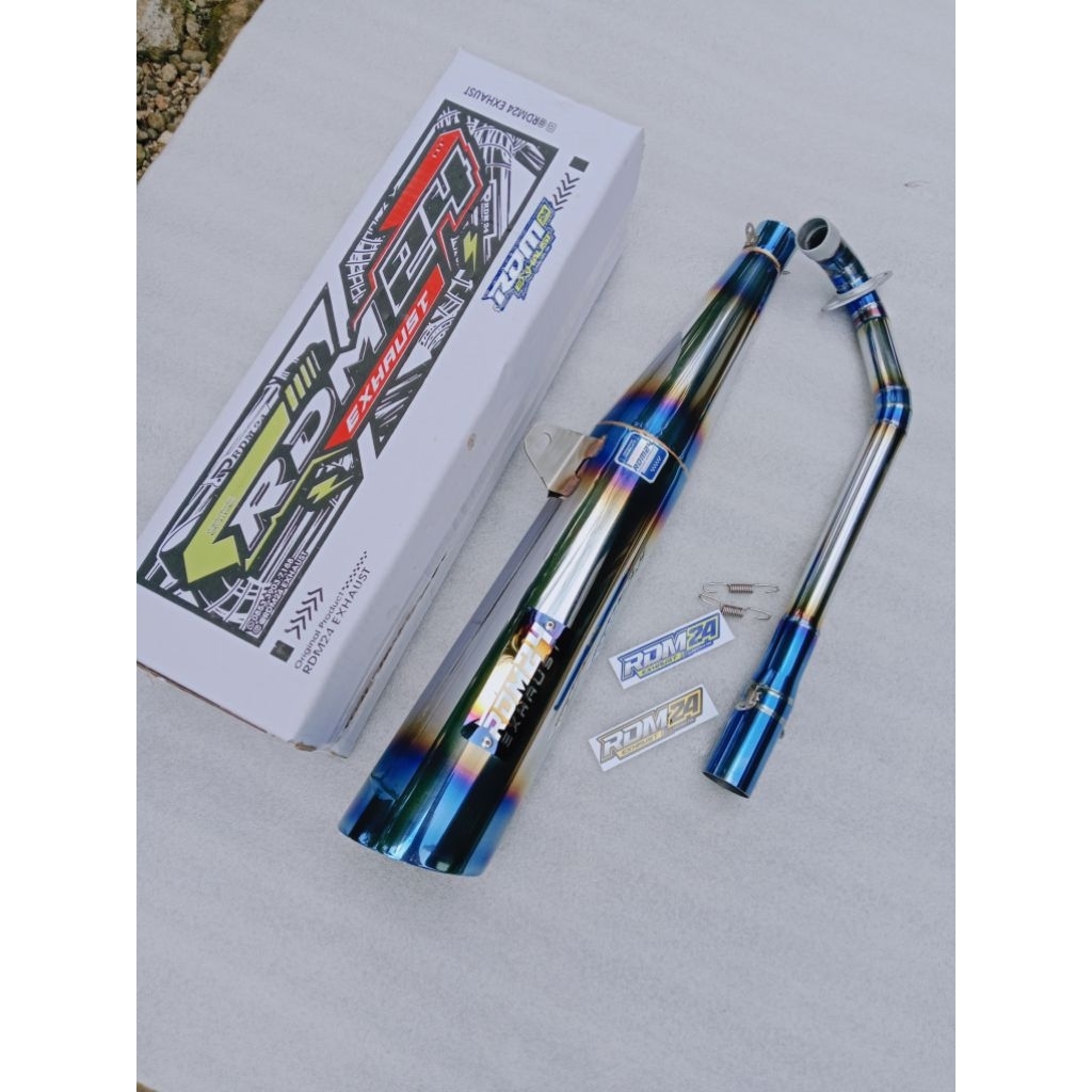Jual Daeng sai4 Pipe canister conical open specs exhaust pipe for Wave ...
