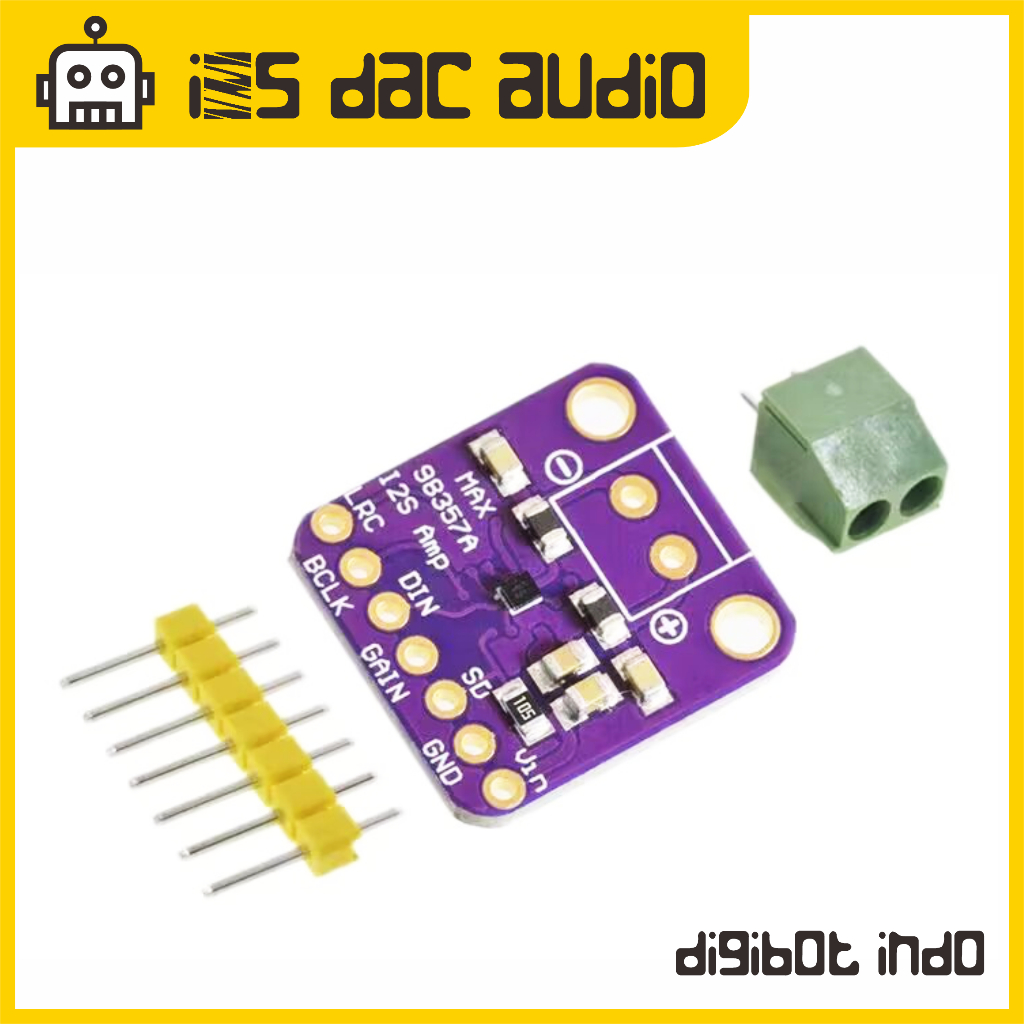 Jual MAX98357 I2S DAC Audio Decoder - MAX 98357 - BGA | Shopee Indonesia
