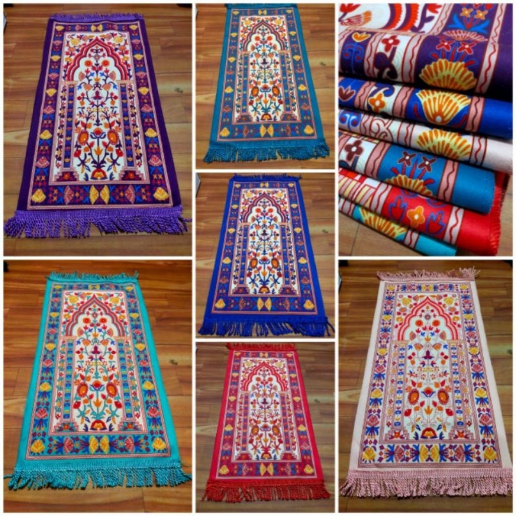Jual PAKET 50PC SAJADAH + SABLON SAJADAH TURKI SAJADAH SUEDE MINI FREE ...