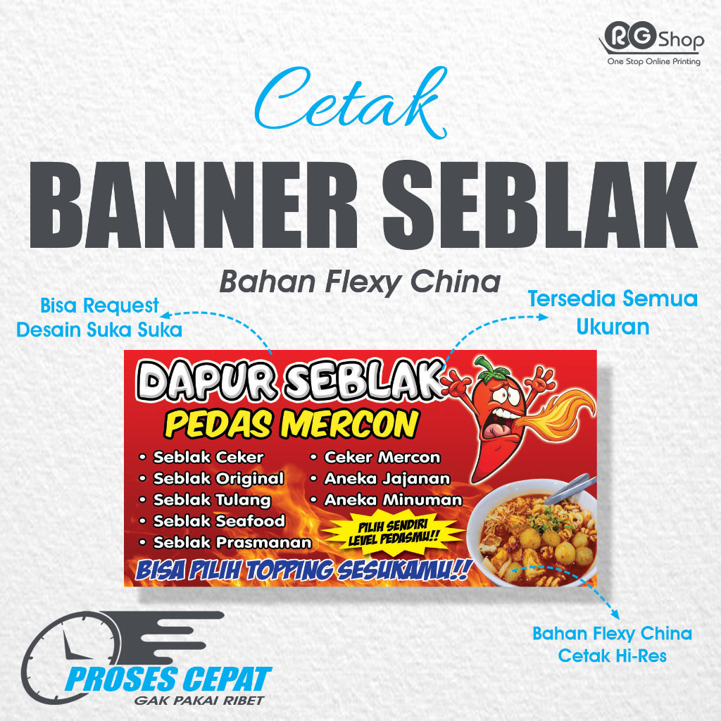 Jual BANNER SEBLAK PRASMANAN | BANNER SEBLAK | SEBLAK HOT | SEBLAK ...