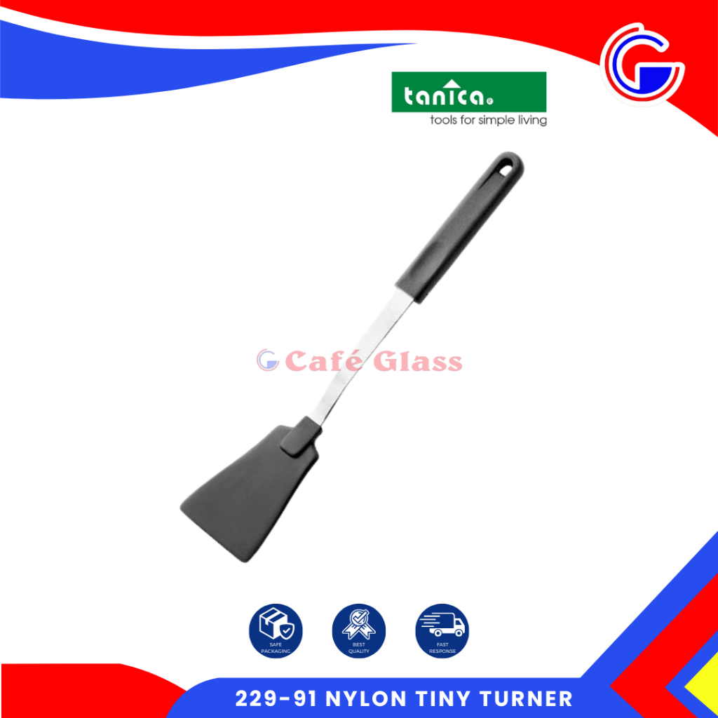 Tanica 229-91 Nylon Tiny Turner - Spatula Mini Anti Gores / Sendok Penggoreng Kecil Nylon