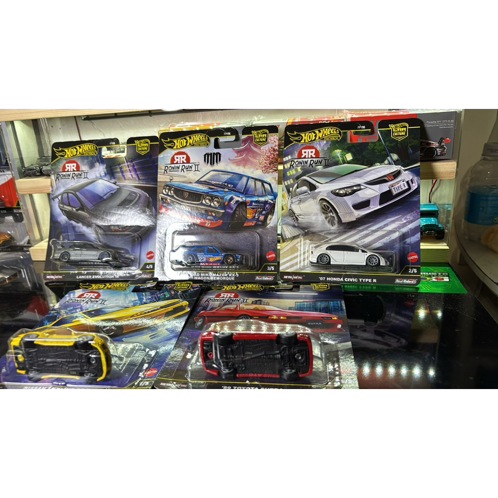Jual HOTWHEELS RONIN RUN II CIVIC LANCER EVO IX R32 PANDEM SUPRA RX3 ...