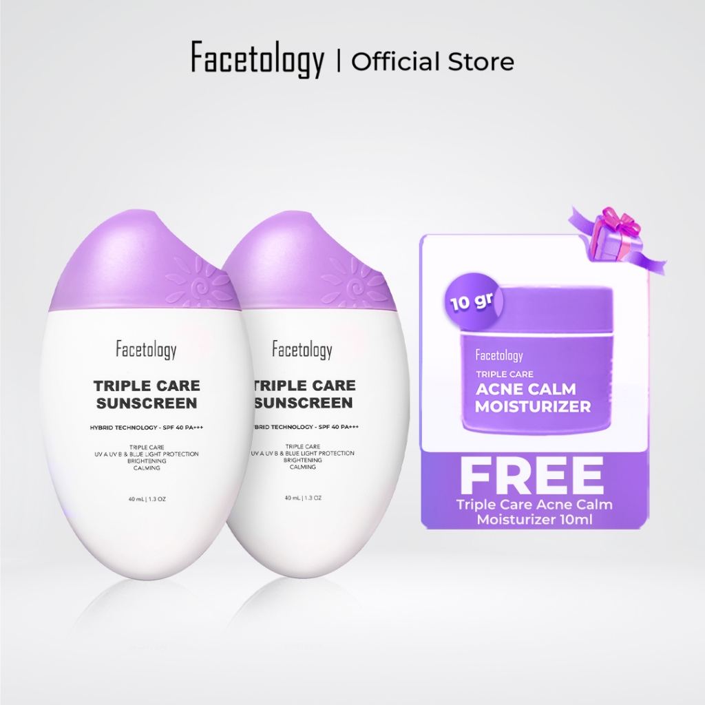 Jual [Free Acne Calm Moist 10ml Pot] Facetology SPF ASLI DI UJI INVIVO ...