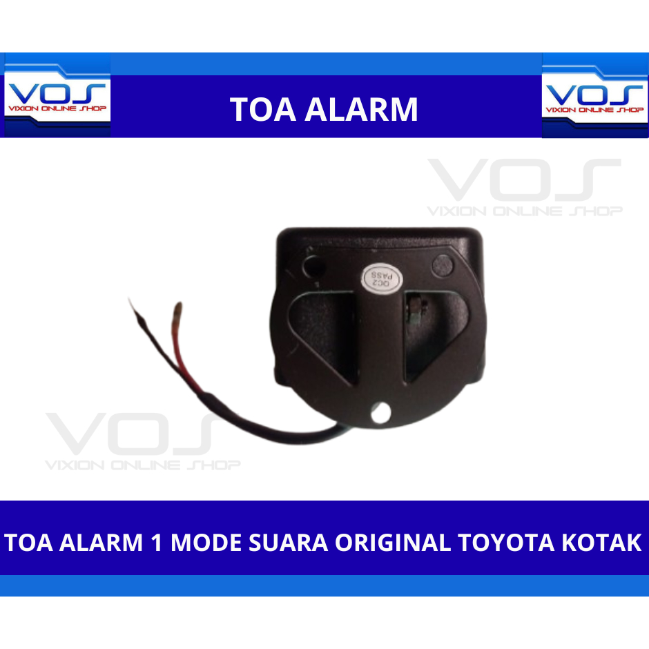 Jual TOA ALARM KOTAK ORIGINAL ASTRA DAIHATSU TOYOTA WATERPROOF | Shopee ...