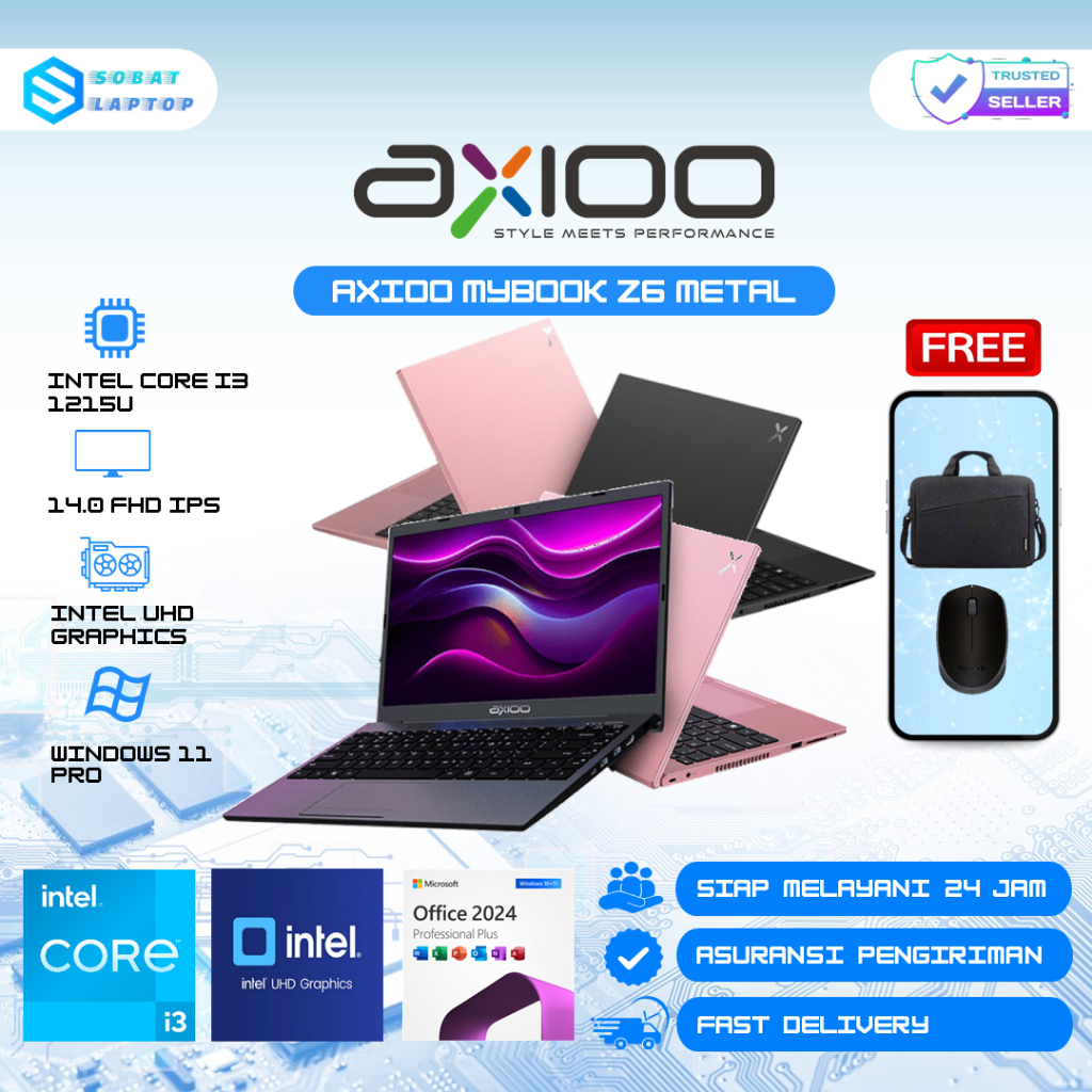 Jual Laptop Axioo Mybook Z6 Intel Core I3 1215U Ram 16GB 1TB SSD FHD ...