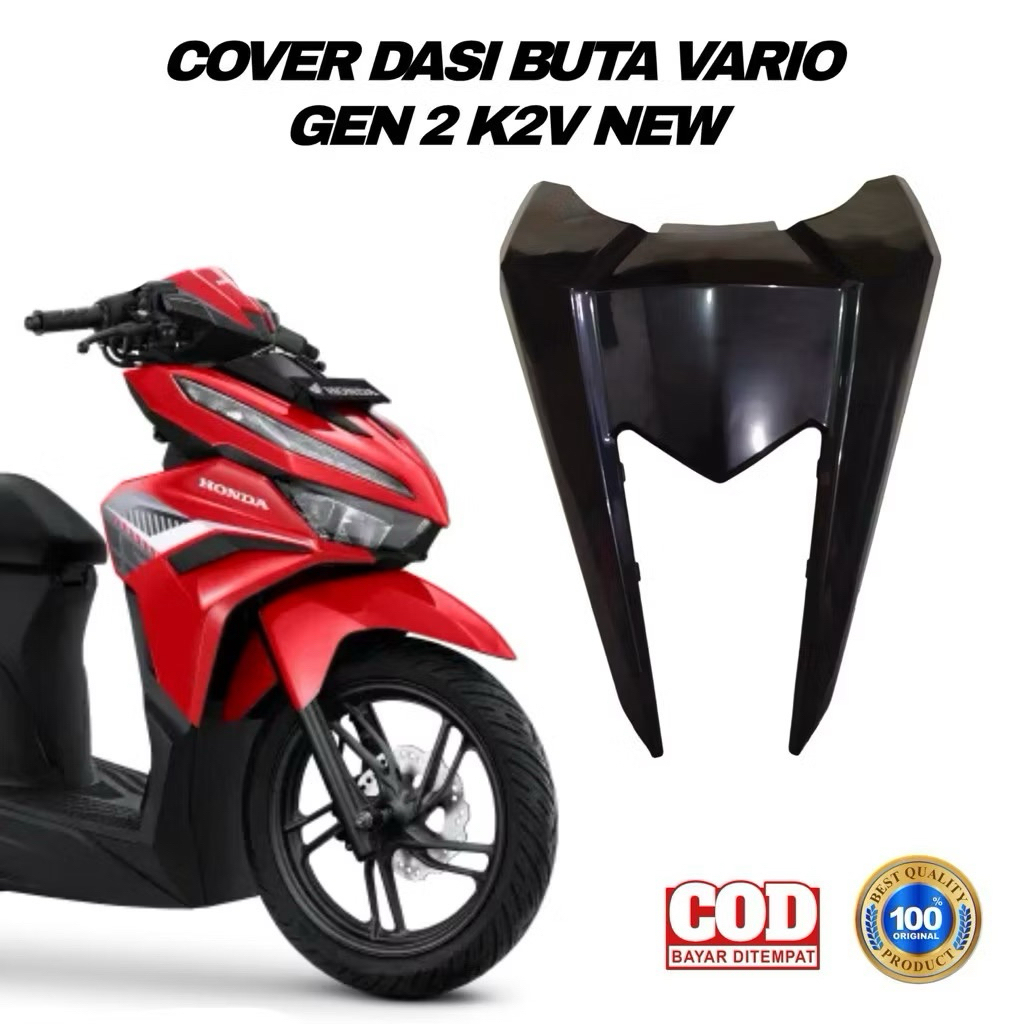 Jual COD Cover Front Top Dasi Buta Vario 125 Led New Gen 2 K2V MODEL ...