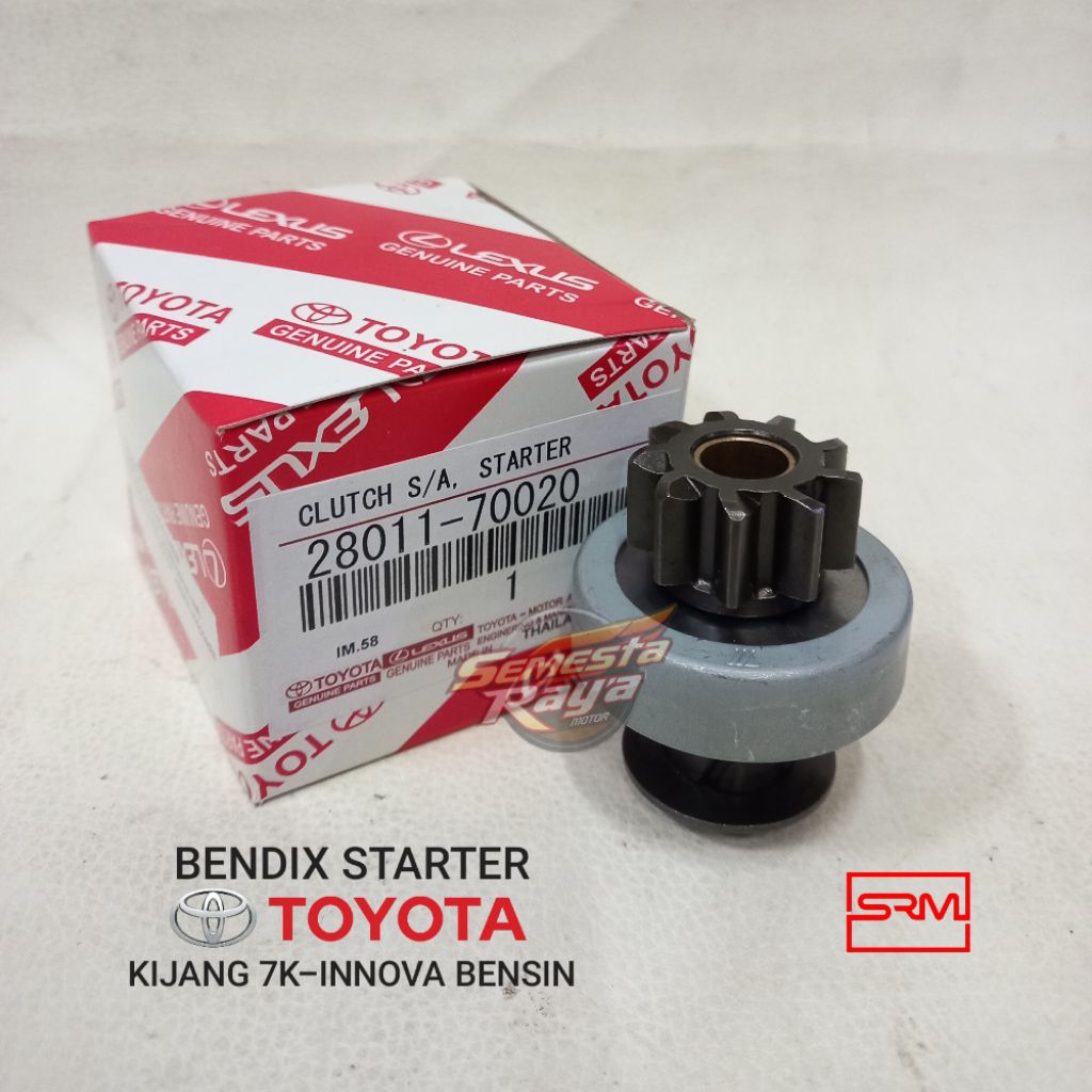 Jual BENDIX STARTER KIJANG 7K BENSIN BENDIX STARTER INNOVA INOVA BENSIN ...