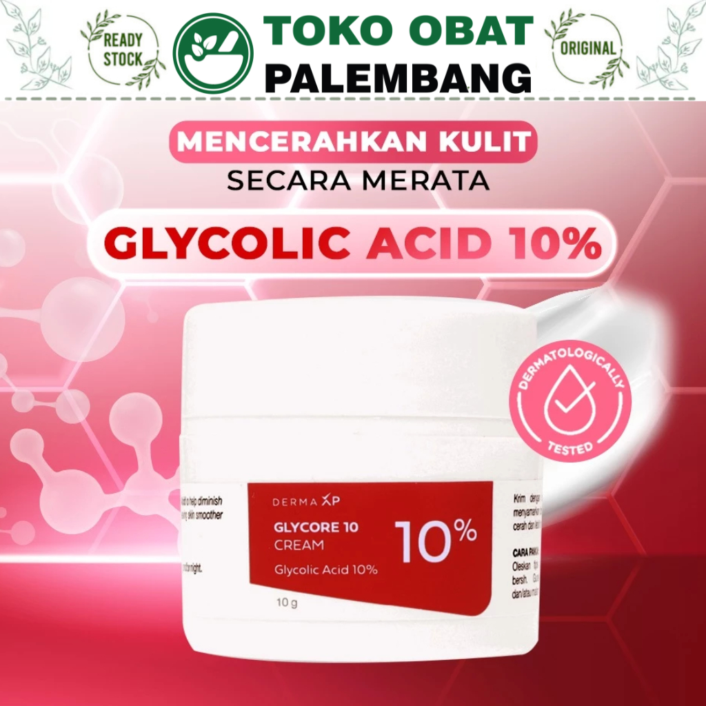 Jual DERMA XP GLYCORE 10 CREAM 10GRAM GLYCOLIC ACID 10% GLYCORE10 ...