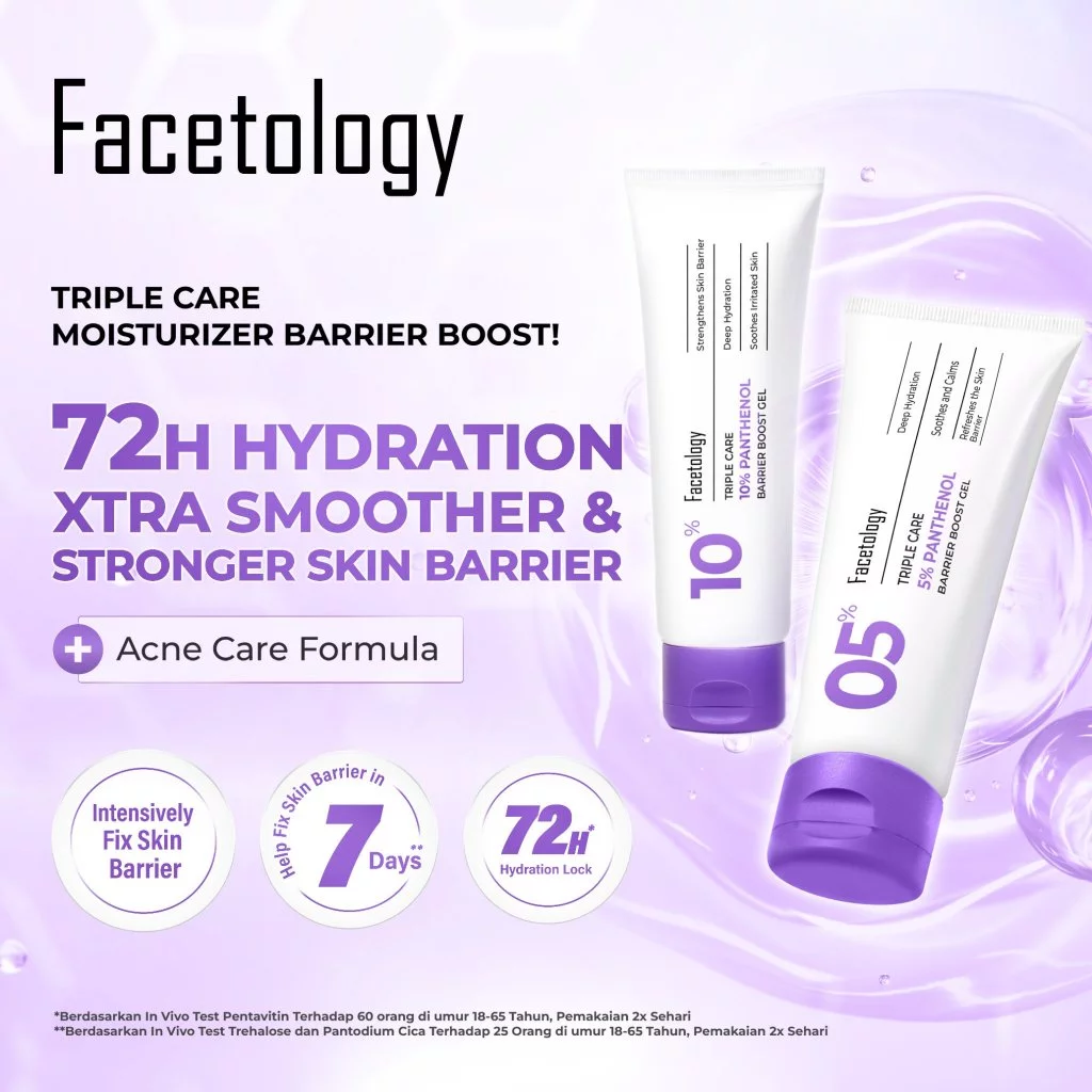 Pratinjau Facetology Panthenol Barrier Boost Moisturizer Series 5% & 10%