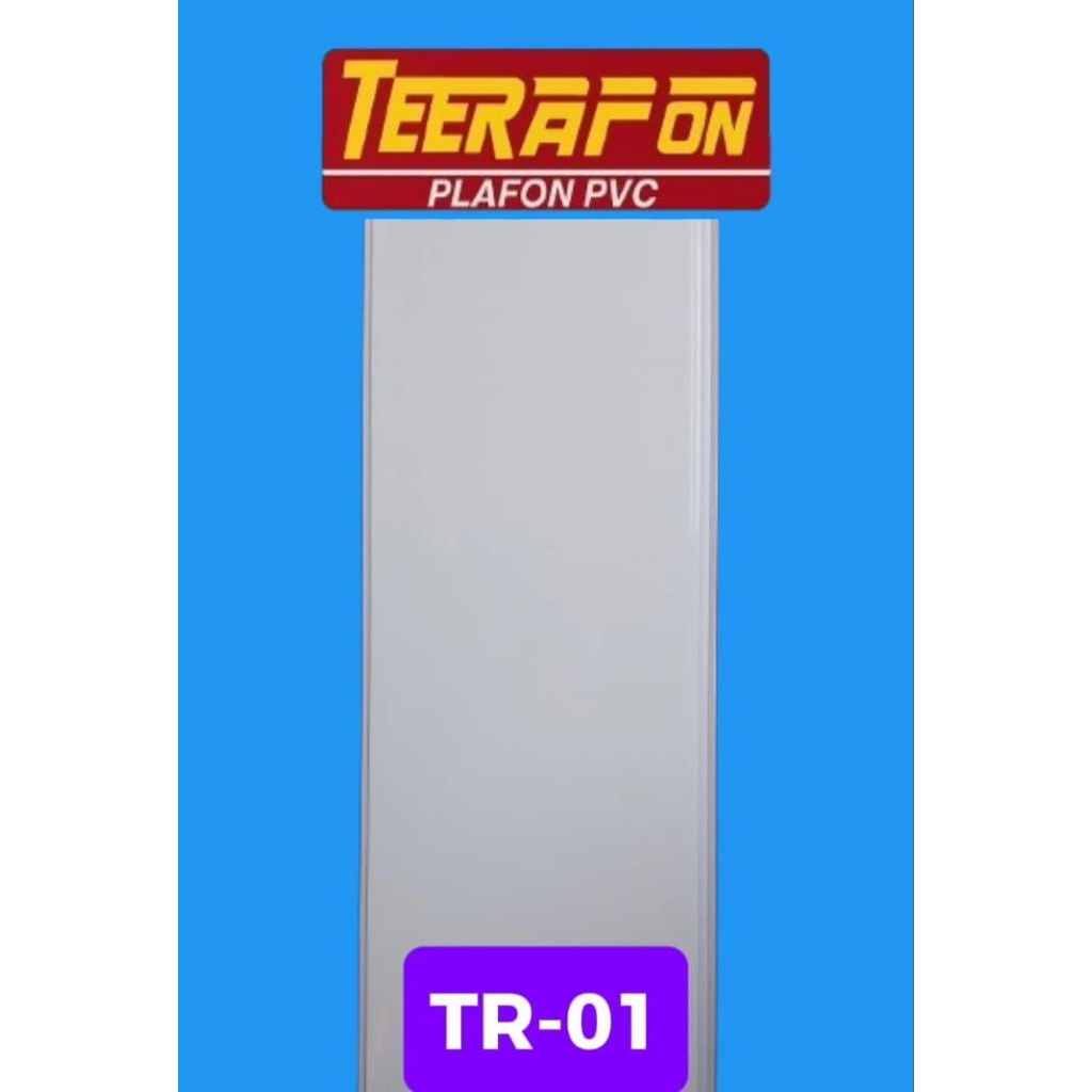 Jual (Perdus) Plafon PVC Putih Polos Glossy Tipe TR 01, Tebal 7mm, Merk ...