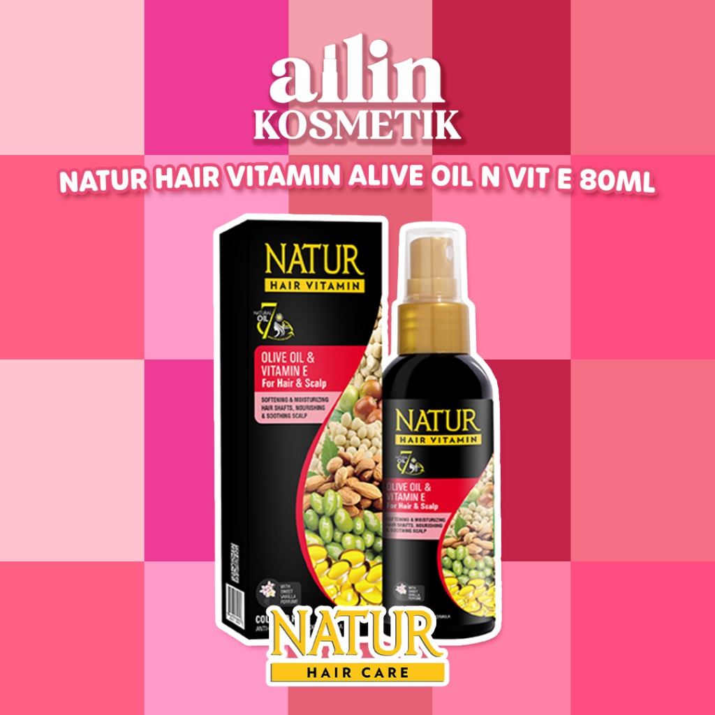 Jual AiLiN | NATUR Hair Vitamin 80ml BPOM / Vitamin Rambut Penyubur ...