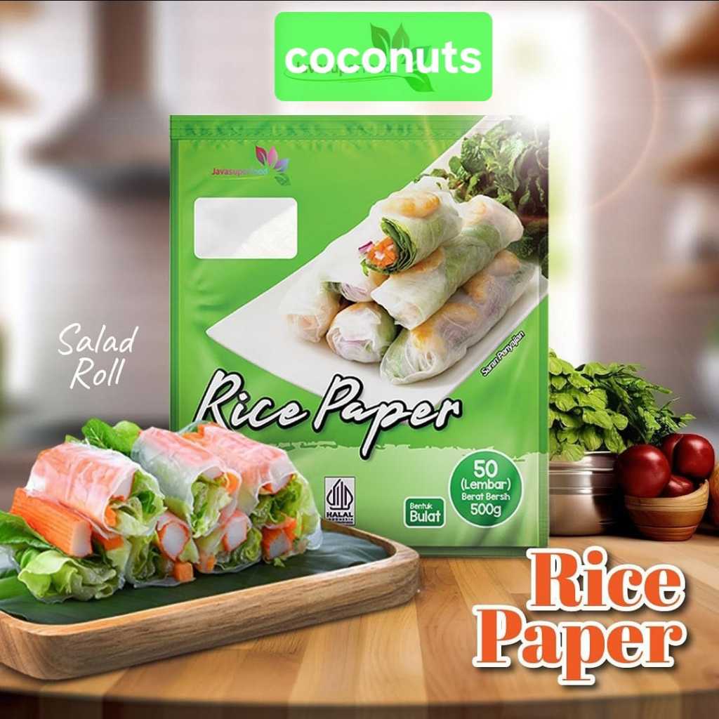 Jual Rice Paper Bulat / Kulit Lumpia Bulat 10 , 30 dan 50 Lembar ...