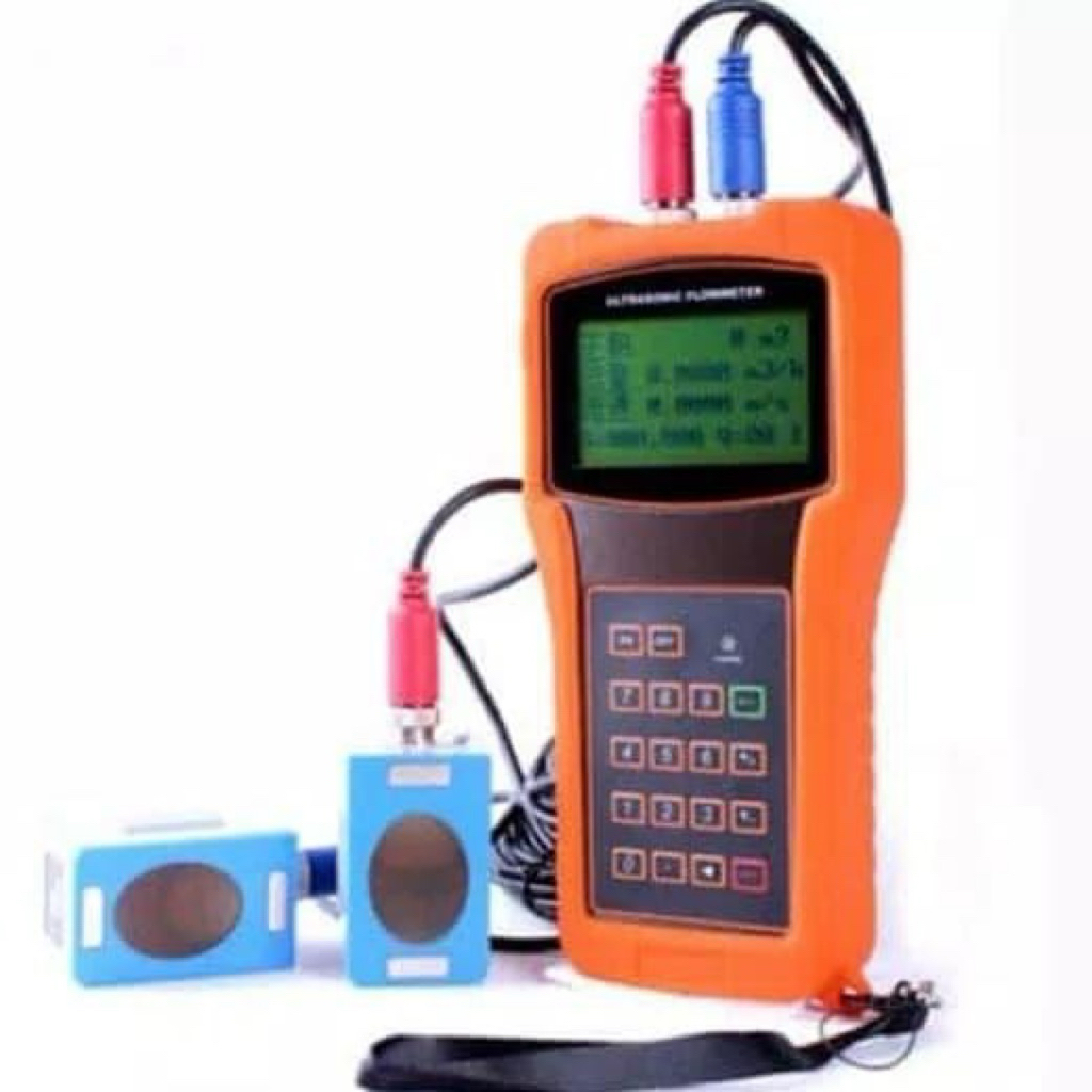 Jual TUF-2000H Digital Ultrasonic Flowmeter TM-1 TS-2 Flow Meter DN15 ...