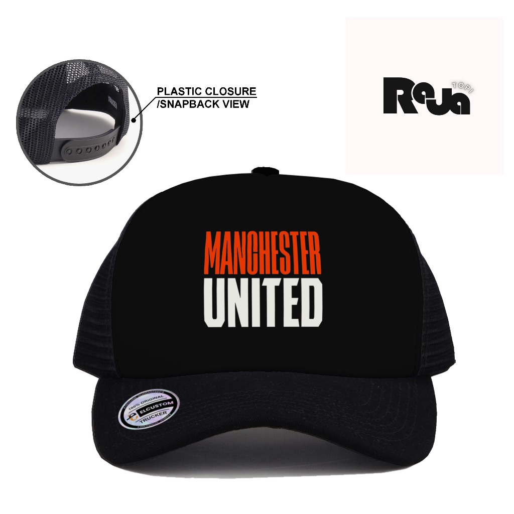 Jual Rajatopi.id - Topi Manchester United / MU / Topi Trucker / Topi ...