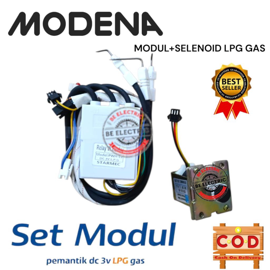 Jual SET MODUL PEMANTIK + SELENOID LPG DC 3B LPG B 1 PAKET MODUL ...