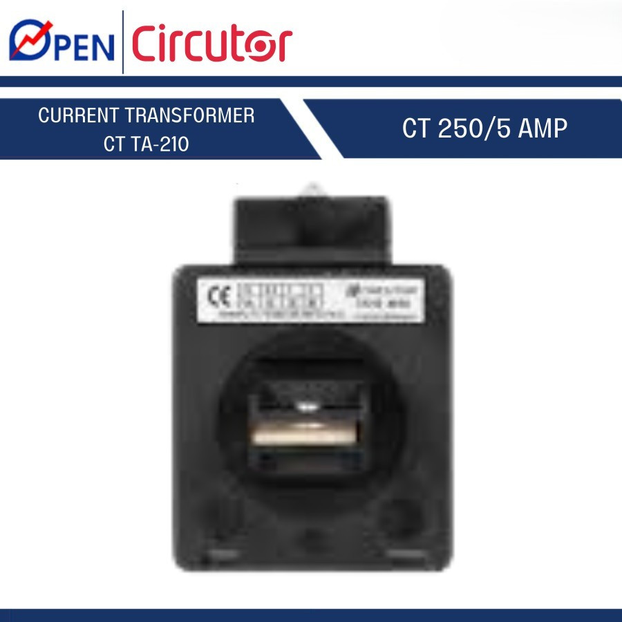 Jual CURRENT TRANSFORMER/CT TA-210 CT 250/5 AMP. CIRCUTOR | Shopee ...