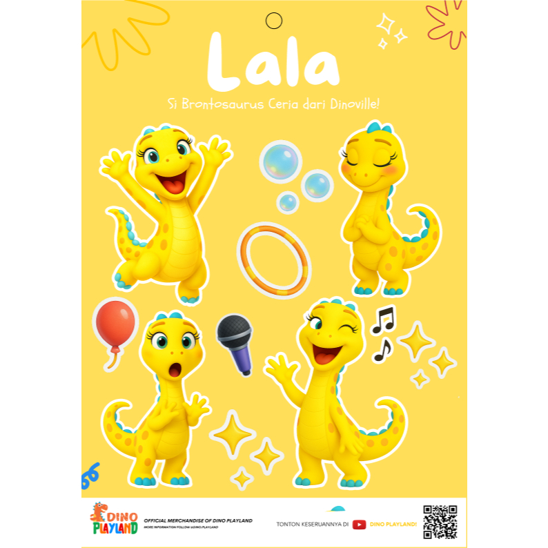 Jual DINO PLAYLAND Stiker Sticker Pack Kartun Karakter Ekspresi ...
