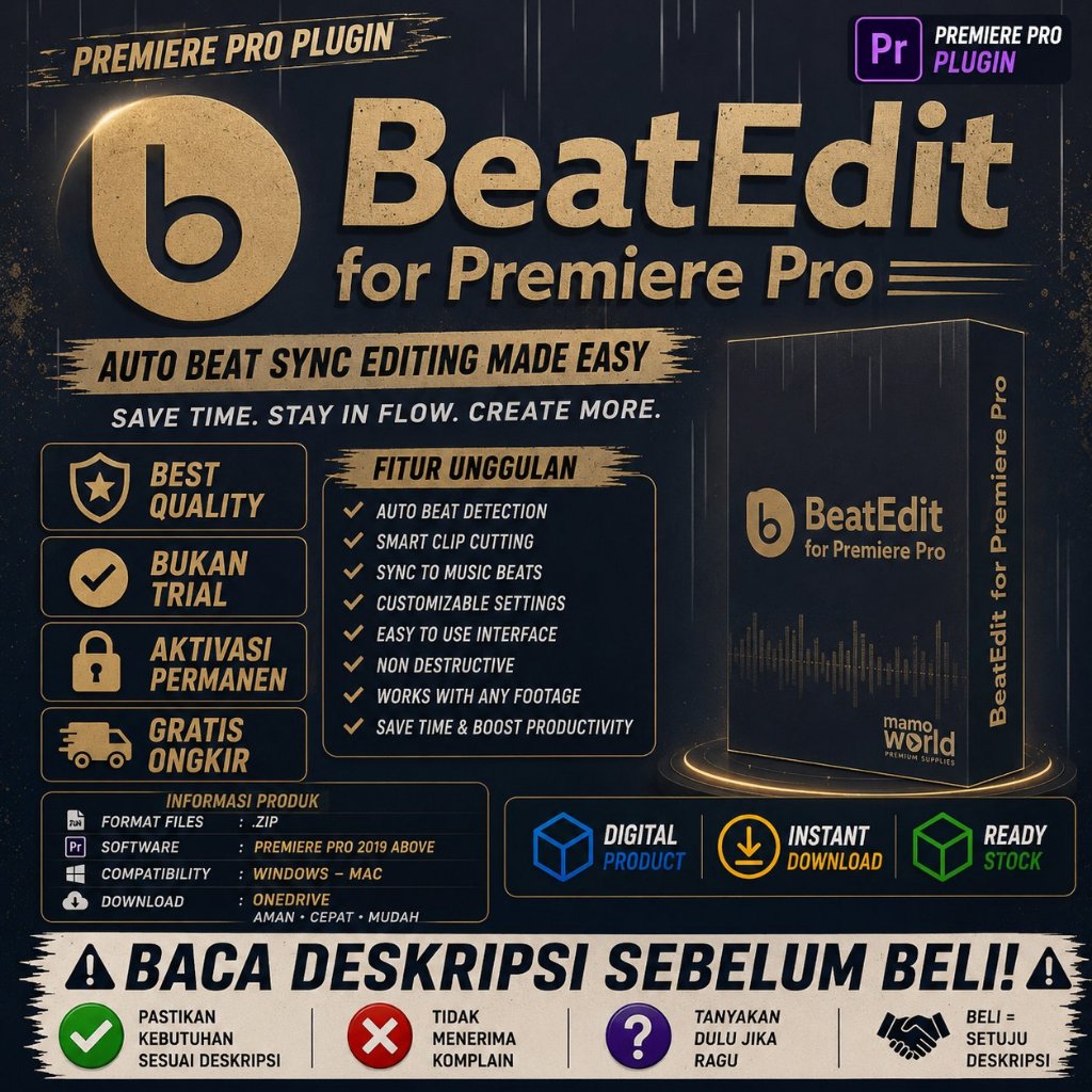 Premiere Pro Plugin - BeatEdit v2.2.004 - WIN MAC - 070226