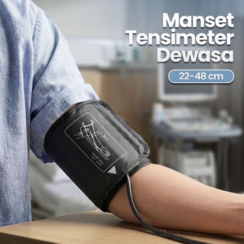 Manset Tensimeter Dewasa Ukuran Jumbo 22-48 cm BLOOD PRESSURE BELT MANSET TENSI METER TAFF OMICRON YUWELL UKURAN JUMBO BESAR