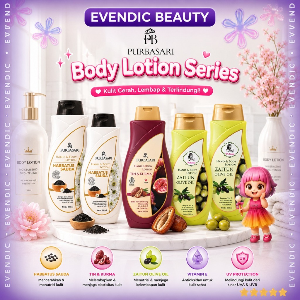 Jual READY Purbasari Hand & Body Lotion Habbatussauda / Purbasari HBL ...