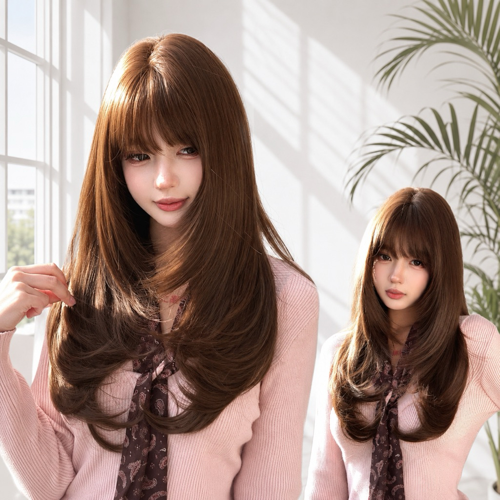 Jual SSODA HAIR — Karina Premium Basic Wig | Shopee Indonesia