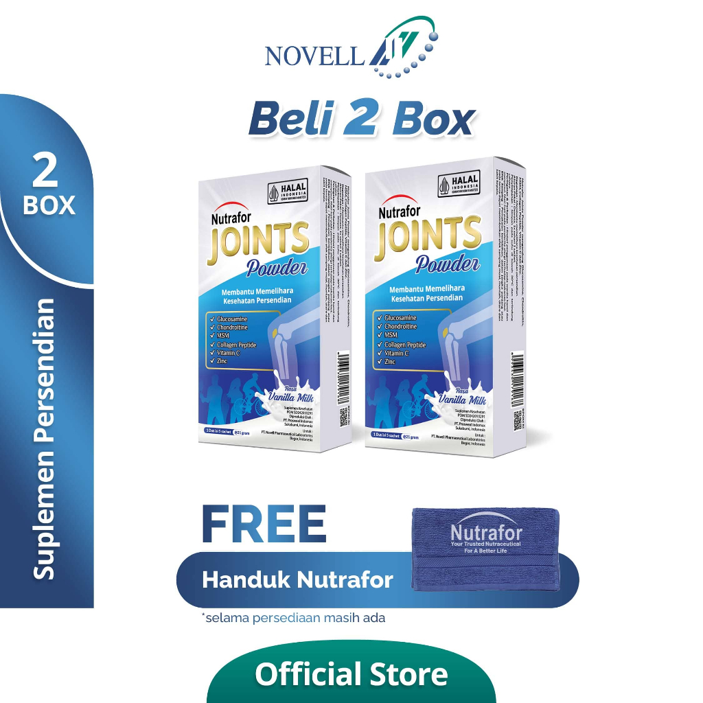 Jual Nutrafor Joints (1Box) - BELI 2 Box FREE 1 Handuk - Susu Suplemen ...