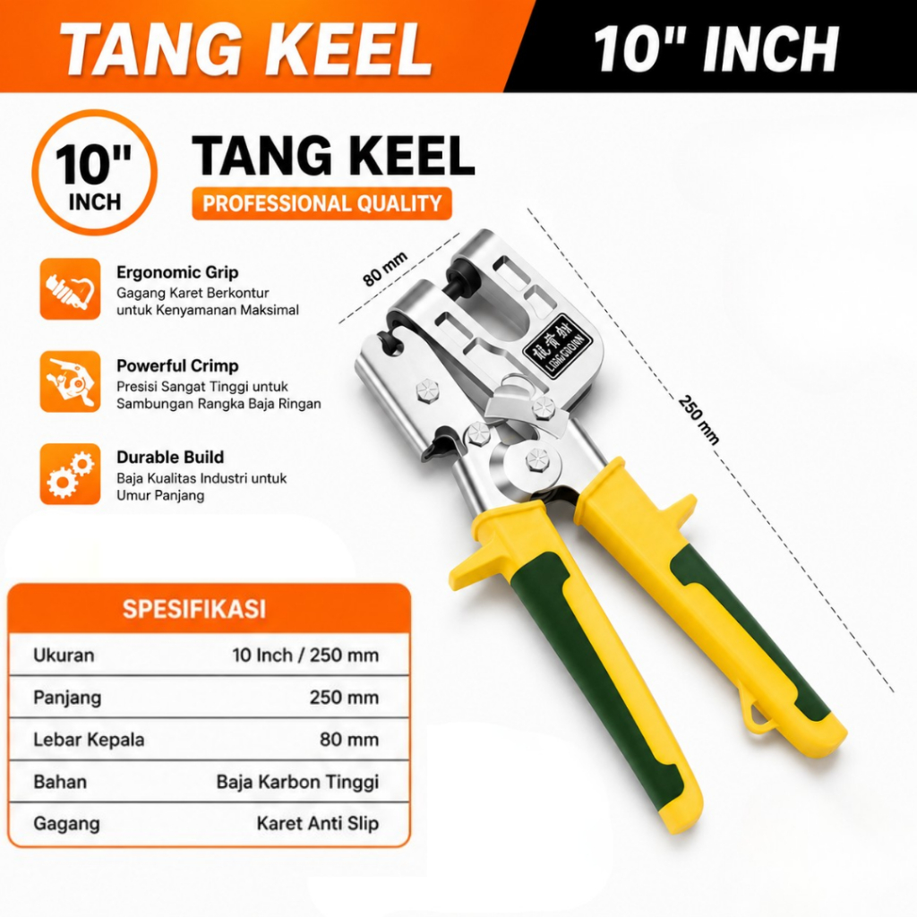 Jual Tang Jepit Penyambung Baja Ringan 10 inch Stud Crimper Punch Keel ...