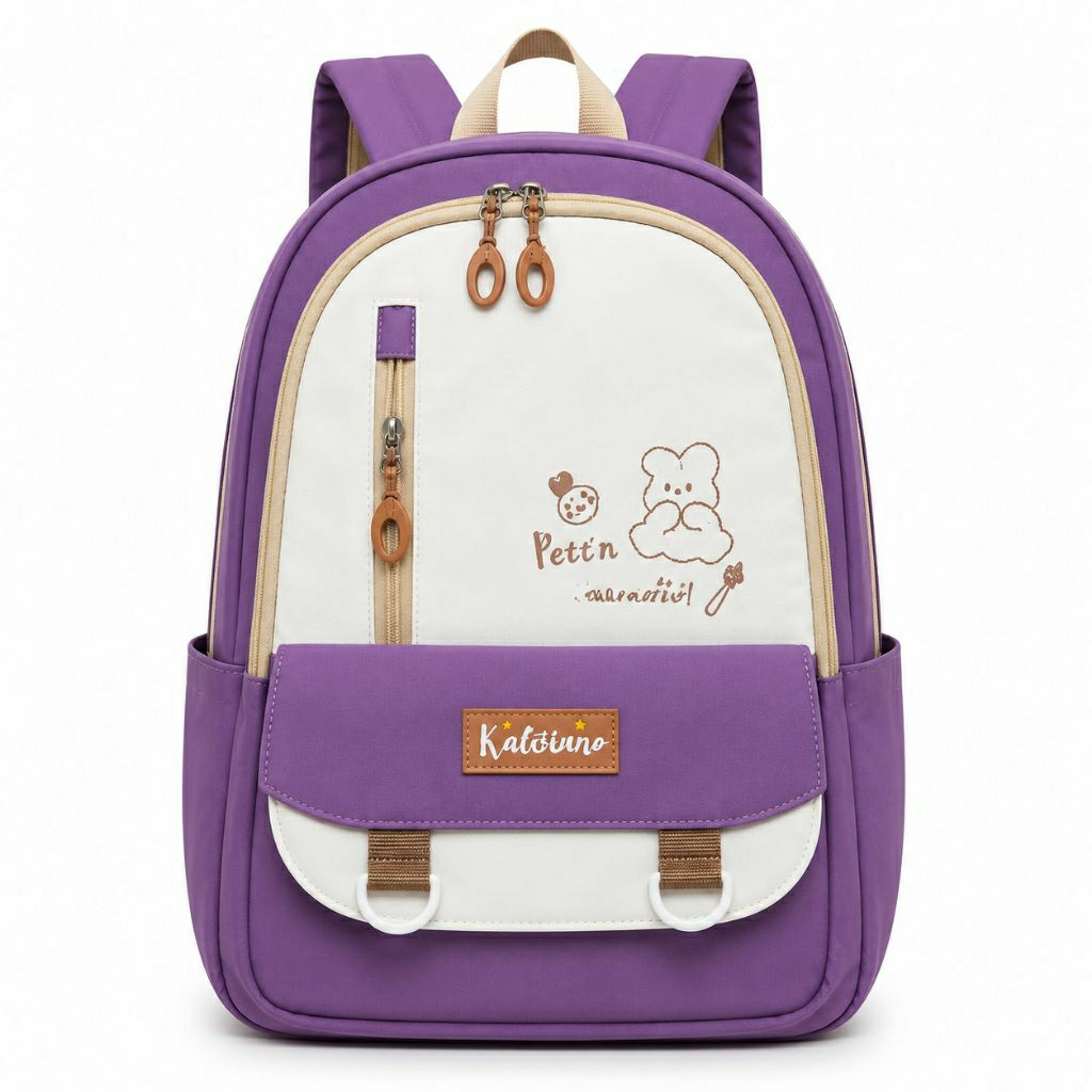 Jual Tas Ransel Sekolah Anak Perempuan SD Kelas 4-6 Model Korea Kalvianno -  Ringan & Tahan Air | Shopee Indonesia